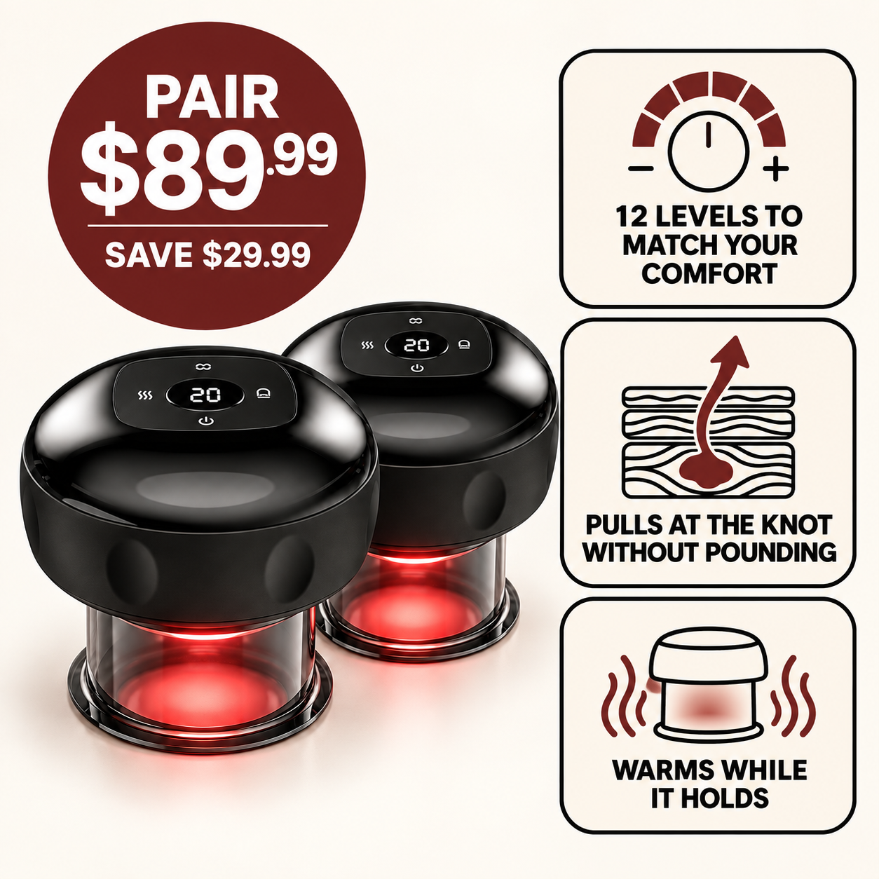 Pair offer for two Zorae Smart Cuppers